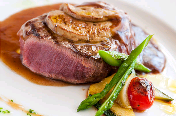 Solomillo de ternera con foie